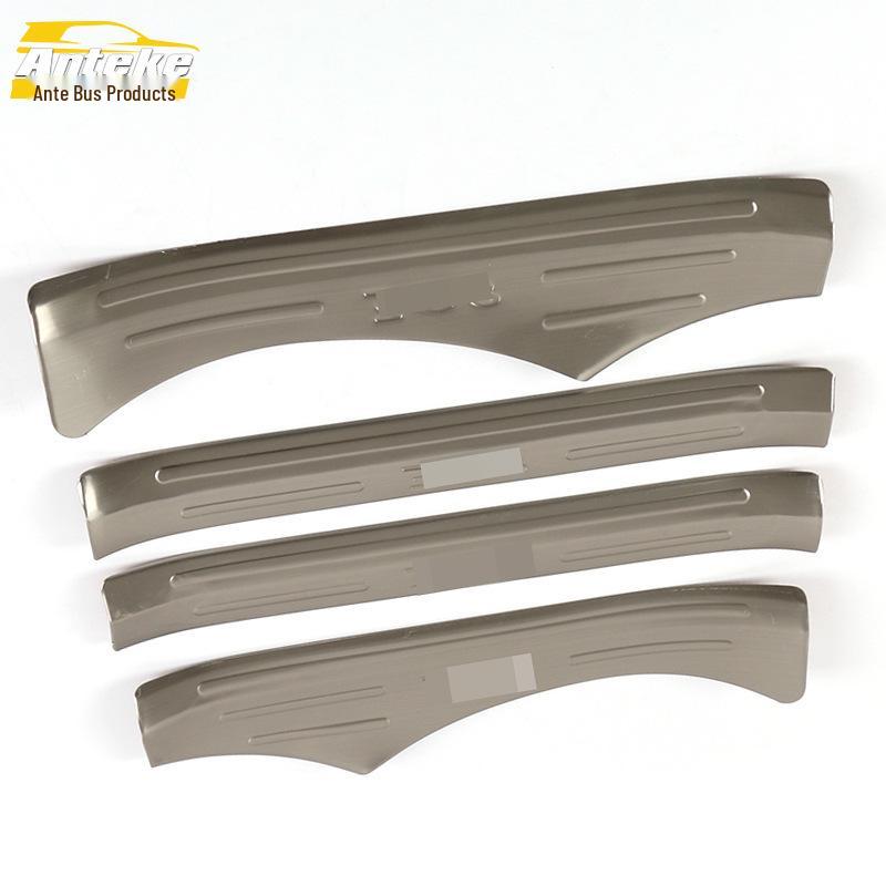 Peugeot 308 Bright Sill Strips: Bumper, Trunk, Pedal Trim Stickers