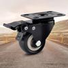 4PCS Mute Rubber Wheels Smooth Rolling Industrial Casters Heavy Duty Casters  Workbench Trolley