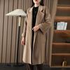 Женское пальто из 100% шерсти, СОВРЕМЕННОЕ НОВОЕ Осеннее шерстяное длинное пальто SAGA, полупальто ручной работы, зимняя теплая шерстяная длинная куртка, пальто