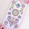 Heart-Shaped Crystal Stickers for Kids' Costume Party & Christmas Decorations - DIY 3D Diamond Stickers