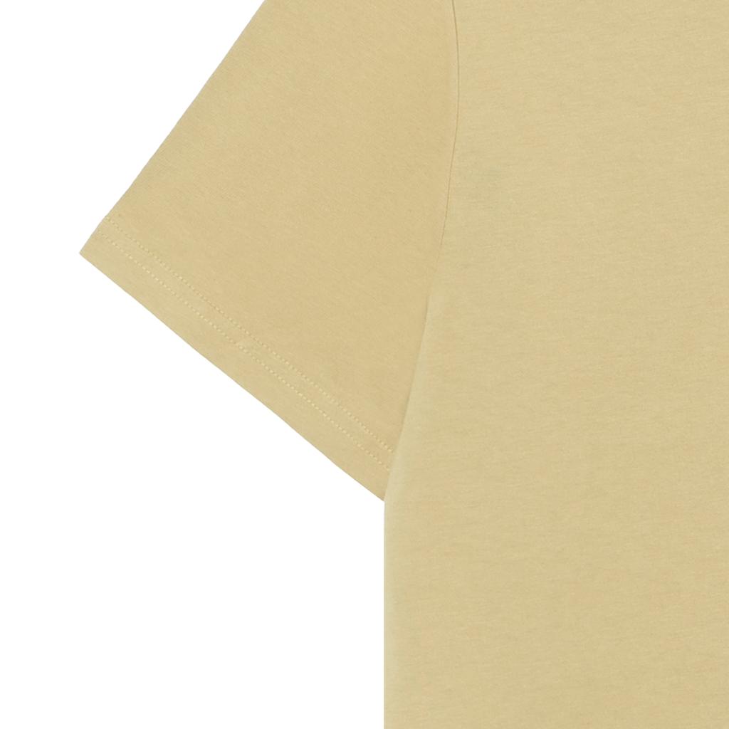 Polo Ralph Lauren однотонная футболка с круглым вырезом и коротким рукавом с вышитым принтом пони, детские топы бежевого цвета 323832904-153