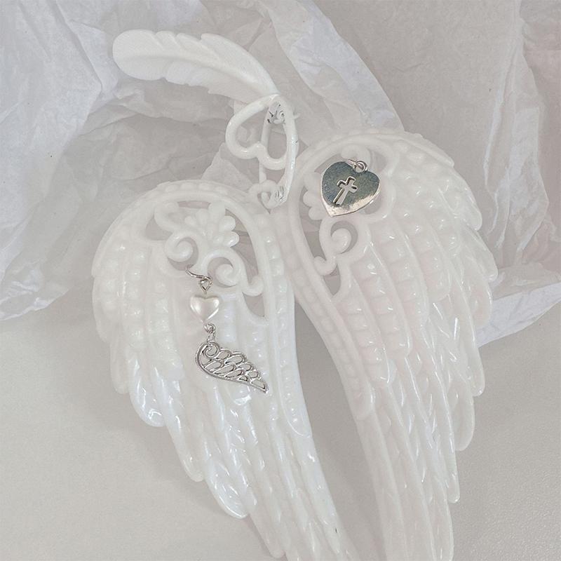Подвеска-брелок Универсальные крылья ангела Подвеска для сумки Для мужчины женщины Изысканное украшение для рюкзака Аксессуары Подарки