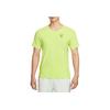Удобная футболка для тенниса Dri-FIT с коротким рукавом и круглым вырезом, мужская, топы, зеленая FZ6911-736