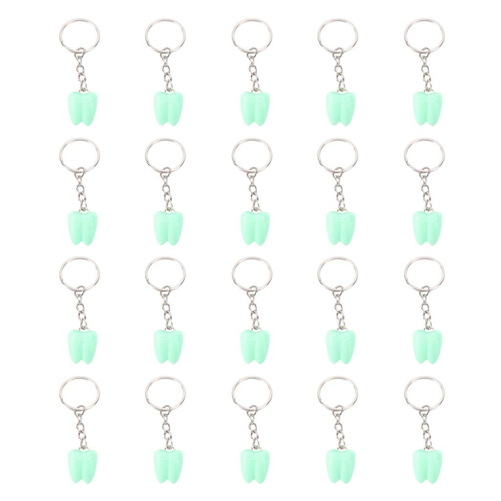 20pcs Baby Teeth Box Keychain Tooth Case Organizer Portable Milk Teeth Holder for Kids