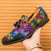 Fashion Luxury Designer Male Pointed Colours Tassel Patchwork Shoes Men's Formal Wedding Dress Homecoming Sapatos Tenis Masculino