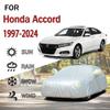 Для Honda Accord 1997-2024 Защита от непогоды Полные автомобильные чехлы Снегозащитный козырек Пылезащитный 190t Автомобильный чехол Автомобильные аксессуары