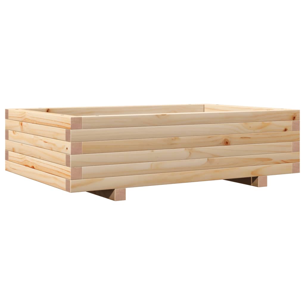 Plant Pot 90x60x26.5 cm Solid Pine Wood