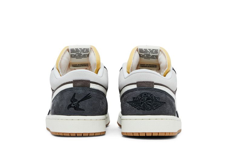 Men's Sneakers Jordan 1 Low SNKRS Day Korea Magpie (2023) White/Grey-Gum