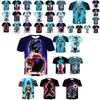 Vibrant 3d Print Dragon Ball Z Vegeta Goku Super Saiyan T-shirts For Anime Fans
