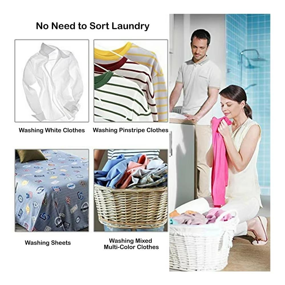 30/50/100/200PCS Anti-stain Laundry Tablet Bag Color Dye Receiver Sheet Color Absorption Paper Laundry Cross Dye