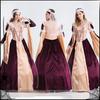 Halloween Cosplay Costumes Retro Vampire Queens Dress For Theme Party Dress Up