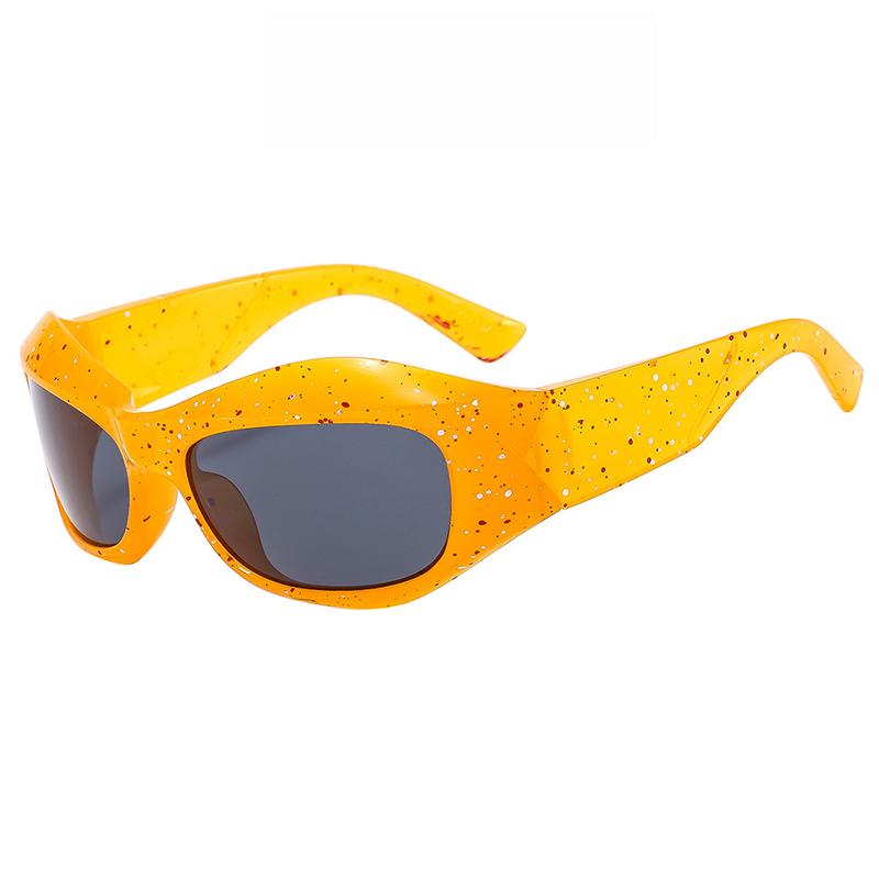 Модные футуристические солнцезащитные очки для мужчин и женщин, очки UV400, очки