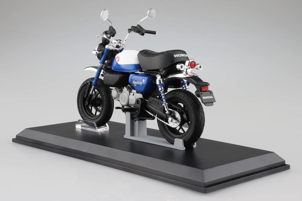 AOSHIMA Skynet Completed Bike Honda Monkey125 Pearl Glitter Ring Blue 1/12 '22