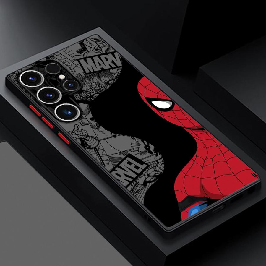 Чехол для Samsung Galaxy S26 S22 S23 FE S20 S25 Ultra S21 S24 Plus Note 20 10+ Funda Чехол для телефона Marvels Человек-паук Веном