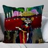 The BOOK OF LLIFE Fantastic Animated Movie Pillow Case Fashion Square Pillowcase Bedroom Sofa Room Ins Decoration Leisure