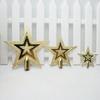 Outdoor Home Decor Merry Christmas Ornaments Tree Topper Glitter Star Decoration