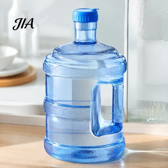 Пластиковый кувшин для воды пищевого качества с ручкой и крышкой, многоразовый диспенсер большой емкости, прозрачная бутылка с удобной ручкой для дома и офиса
