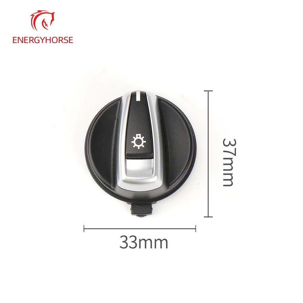 Car Front Headlight Switch Rrotary Headlamp Knob Button Cap For BMW 1 3 X1 Series E84 E87 E88 E82 E90 E91 E92 E93