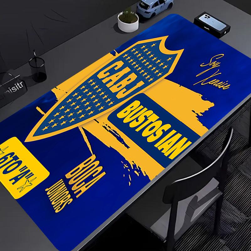 Club Atlético Boca Juniors Mouse Pad - Non-Slip Rubber Base, Smooth Surface for Work,Gaming,Office,And Home Use, Desk Mouse Pad