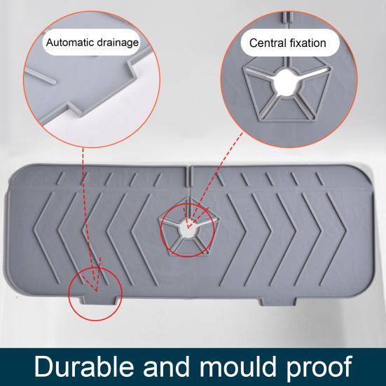 Отличная защита от брызг для раковины, устойчивая к разрыву, TPR, многоцелевая
