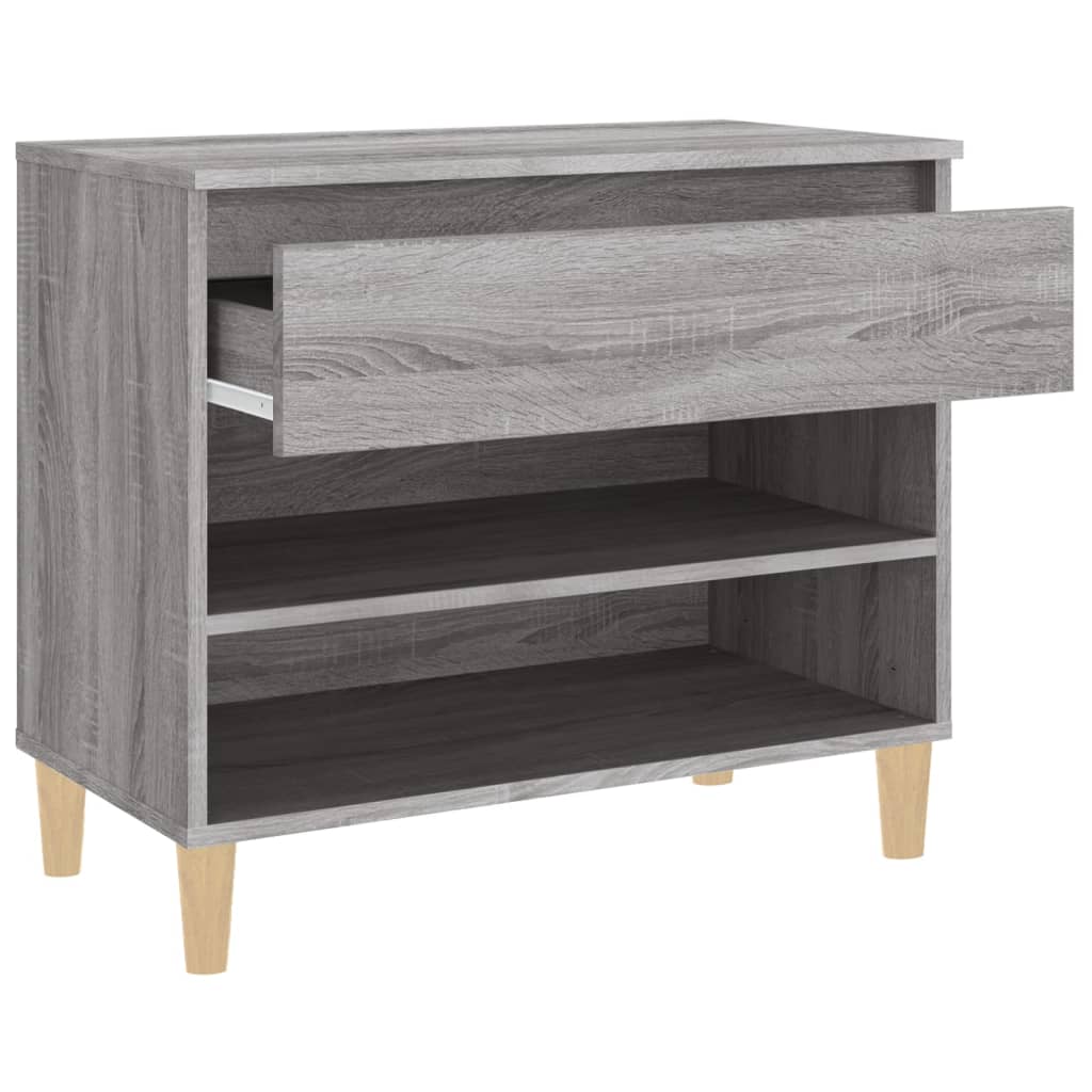 Shoe Rack Gray Sonoma 70x36x60 cm Engineered Wood
