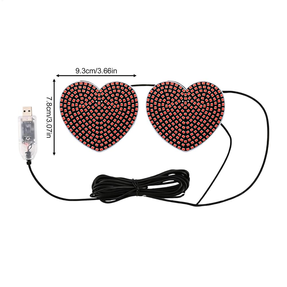 Автомобильный свет на окно в форме сердца любви, декор для автомобиля, атмосферная подсветка салона автомобиля для внедорожника, дома на колесах, седана, грузовика, минивэна, фургона