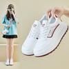 Новые летние белые туфли для студенток с толстой подошвой, усиленной сеткой, дышащие, повседневные, уличные