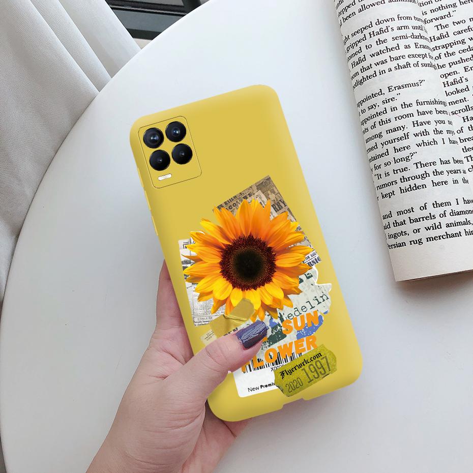 Чехол для Oppo Realme 8 Pro Милый Расписной ТПУ Силикон Ударопрочный Мягкий Задняя Крышка Телефона для Realme 8 Pro Глобальная Версия 6.4" Чехол
