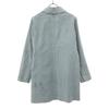 Coach Stainless Collar Coat S Light Blue Lined Women Used
