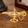 Vintage Legend Genie Lamp Tabletop Decor DIY Crafts Magical Wishing Light Ornament Portable Lightweight Home Decor