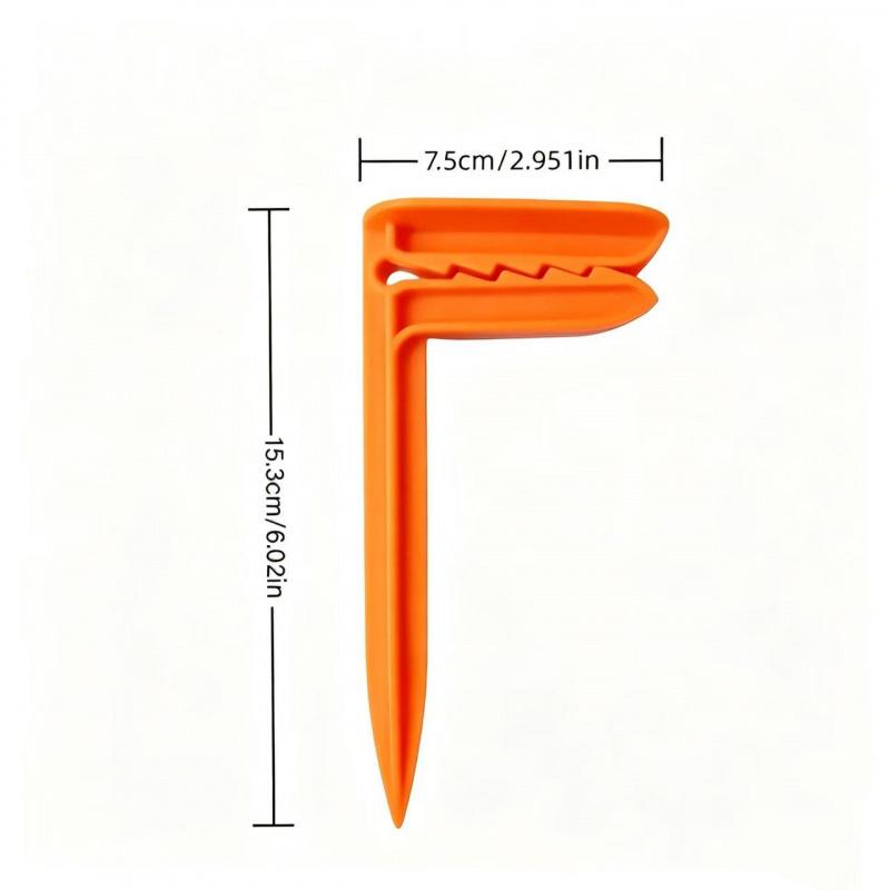 Outdoor Camping Windproof Tent Peg Clips, Set of 4, for Beach Towels and Placemats, Non-Slip Fasteners