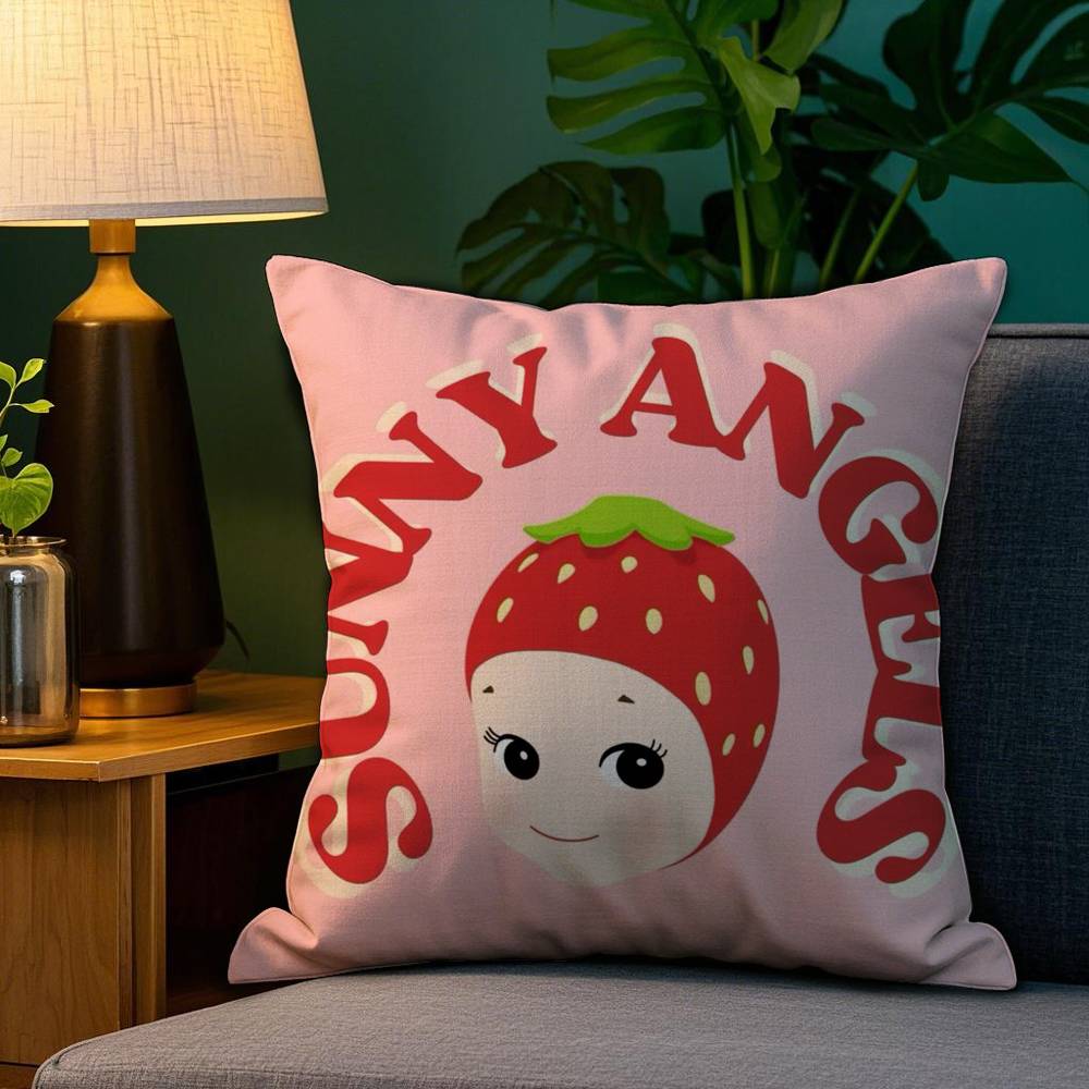 Cartoon Hot S-Sonnies Pillow Case Plush Fabric Soft Double Sided Print Sofa Cushion Cover Throw Pillow Covers