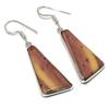 Natural Polygram Jasper Gemstone 925 Sterling Silver Earring 1.89" P1w04