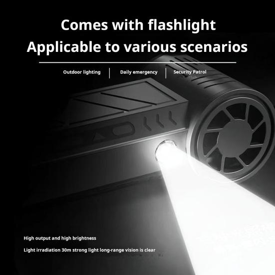 Мини электрический снегоочиститель ручной воздуходув турбовоздуходувка со светодиодом High