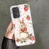 Милый Мультяшный Кролик Мягкий Чехол для Телефона для Samsung A17 A16 A15 A14 A13 A57 A56 A55 A54 A53 A37 A36 A35 A34 A33 A26 A25 A24 A2