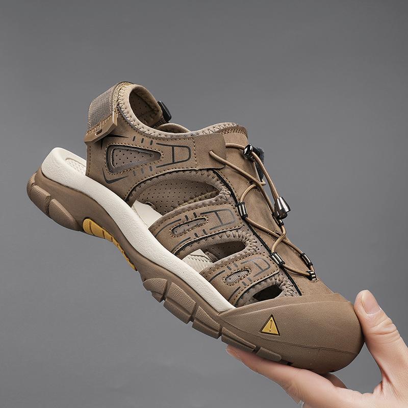 Fashion Fashion Men's Summer Sandals Men Soft Comfortable Beach Walking Shoes Quick-Dry Wading Aqua Shoes Best Seller Male Beach Sandaly