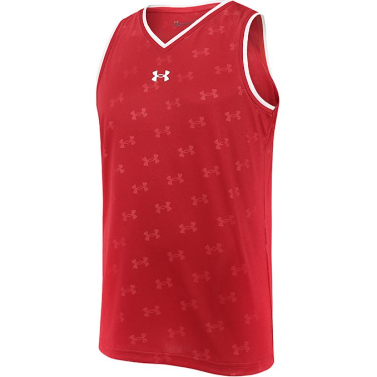 Under Armour Повседневный спортивный тренировочный трикотажный баскетбольный свободный беговой модный жилет без рукавов мужской топ красный 21500102-600
