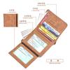 Men's Wallet Leather Billfold Slim Hipster Cowhide Credit Card/ID Holders Inserts Coin Purses Luxury Business Foldable Wallet