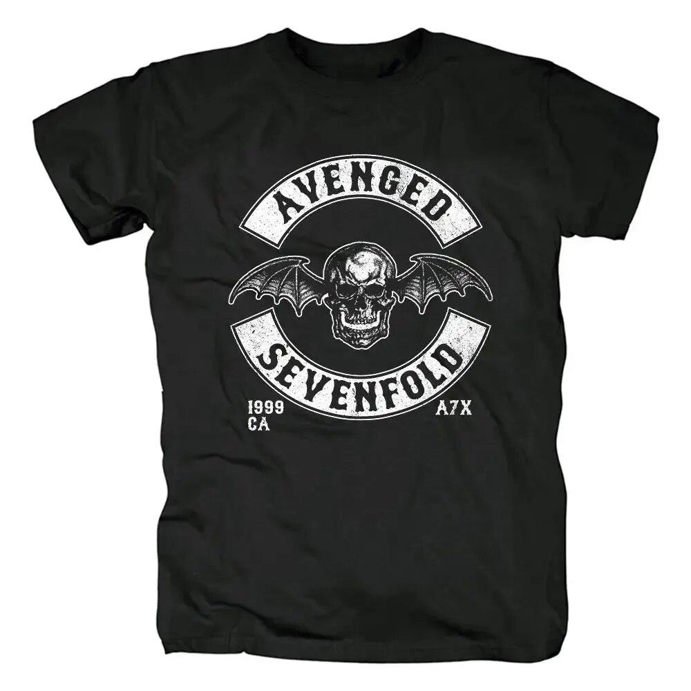 Harajuku Metalcore Avenged Sevenfold Rock футболка хип-хоп уличная футболка Heavy Metal модная повседневная футболка больших размеров женская унисекс
