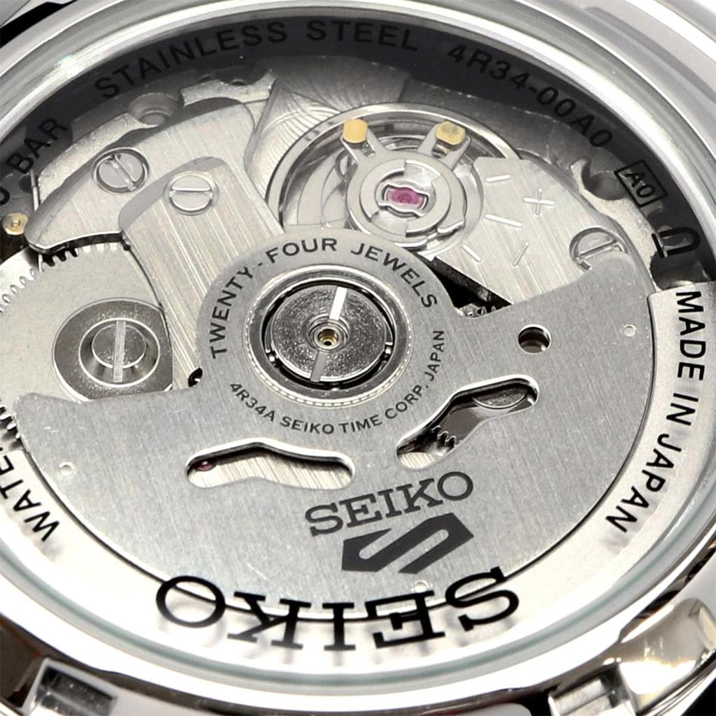 SEIKO 5 SPORTS SKX Series GMT Model Automatic Mechanical Wristwatch Seiko 5 Sports Made In Japan SSK036 Black Brown Leather Overseas Model [Seiko]