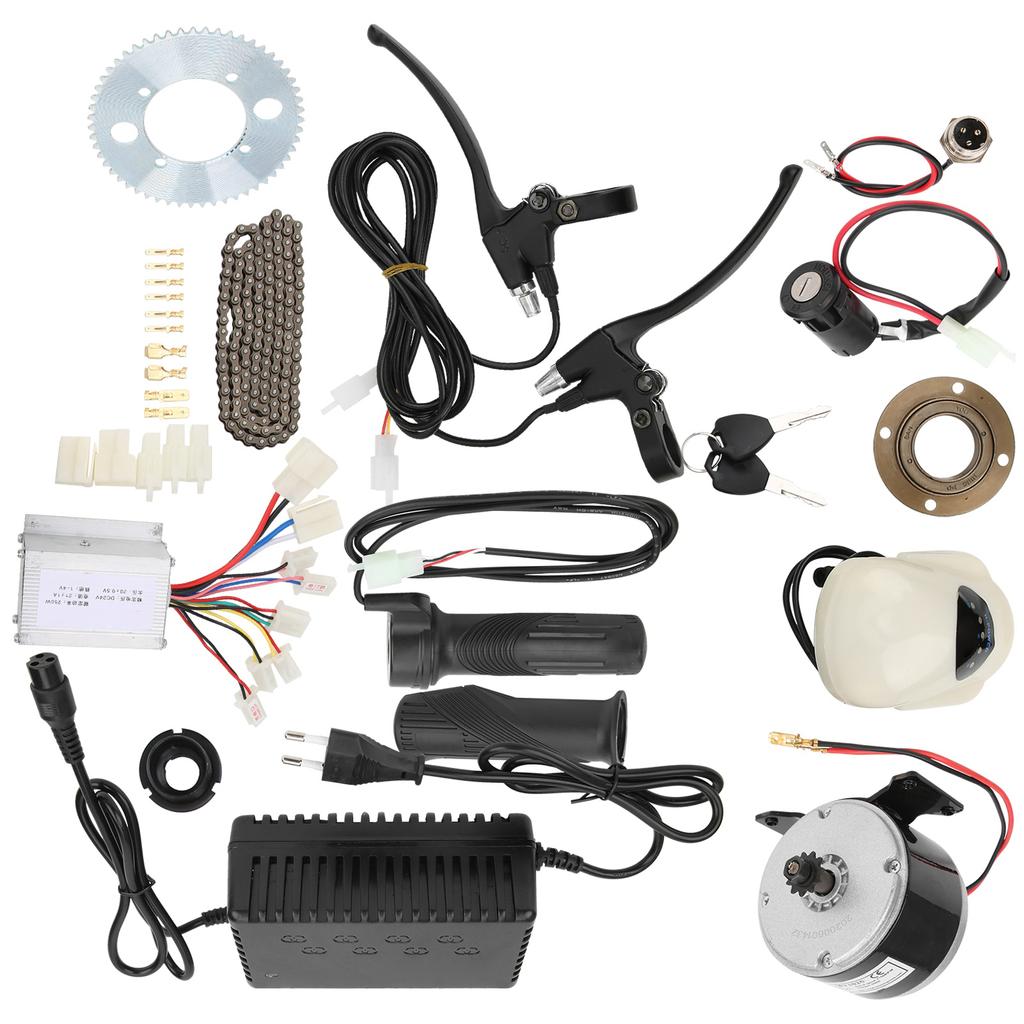 14PcsSet 24V250W DIY Electric Bicycle Conversion High Speed Accessory Kit