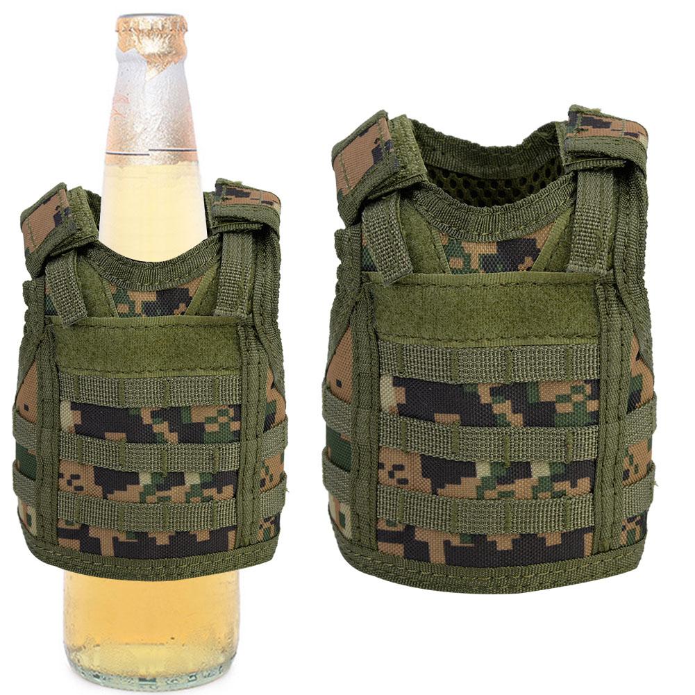 Beer Vest Mini Miniature Beverage Bottle Can Holder with Adjustable Shoulder Straps