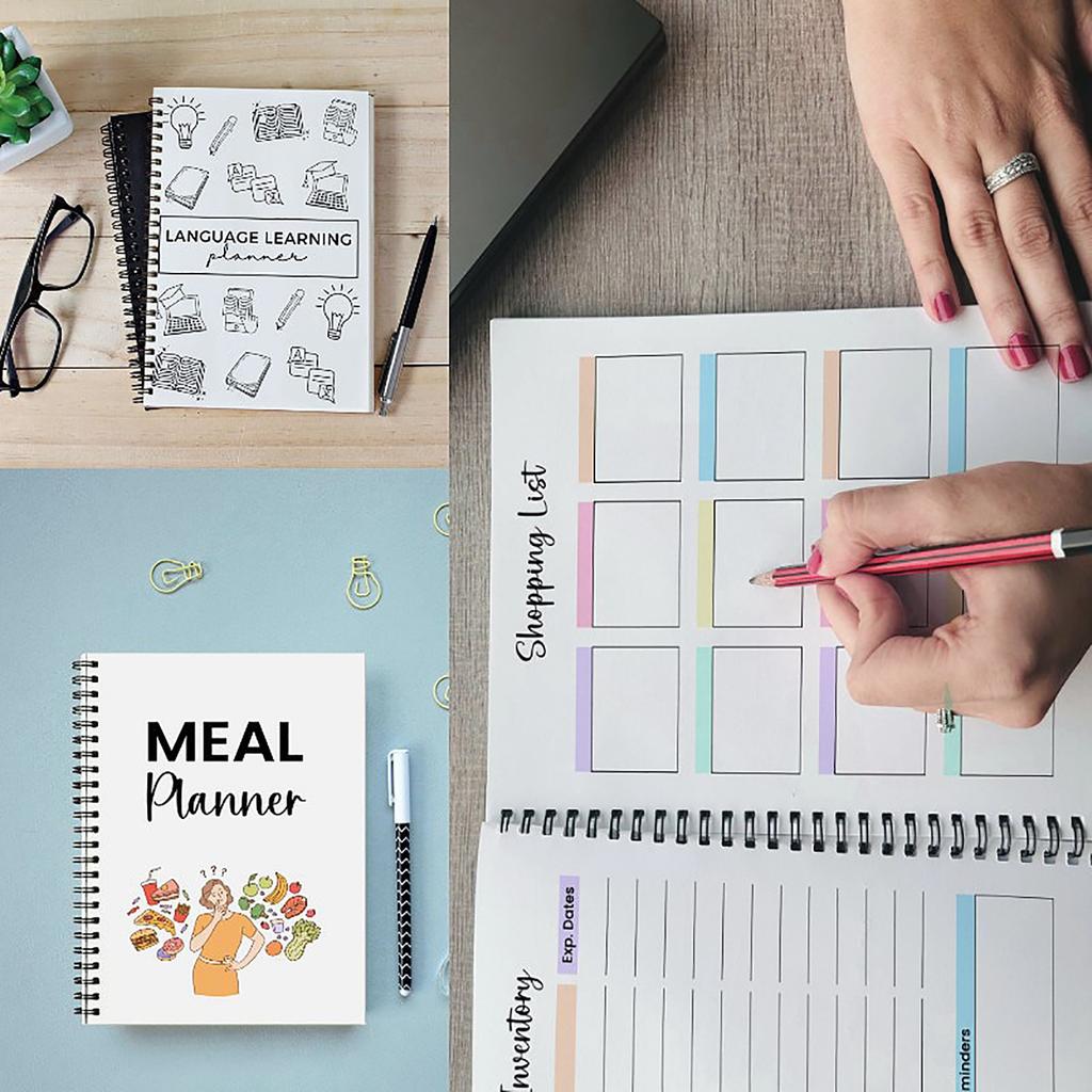 Planner Notebook, Personal Goal Management And Life Planning Journal, Daily Task And Goal Tracking Tool