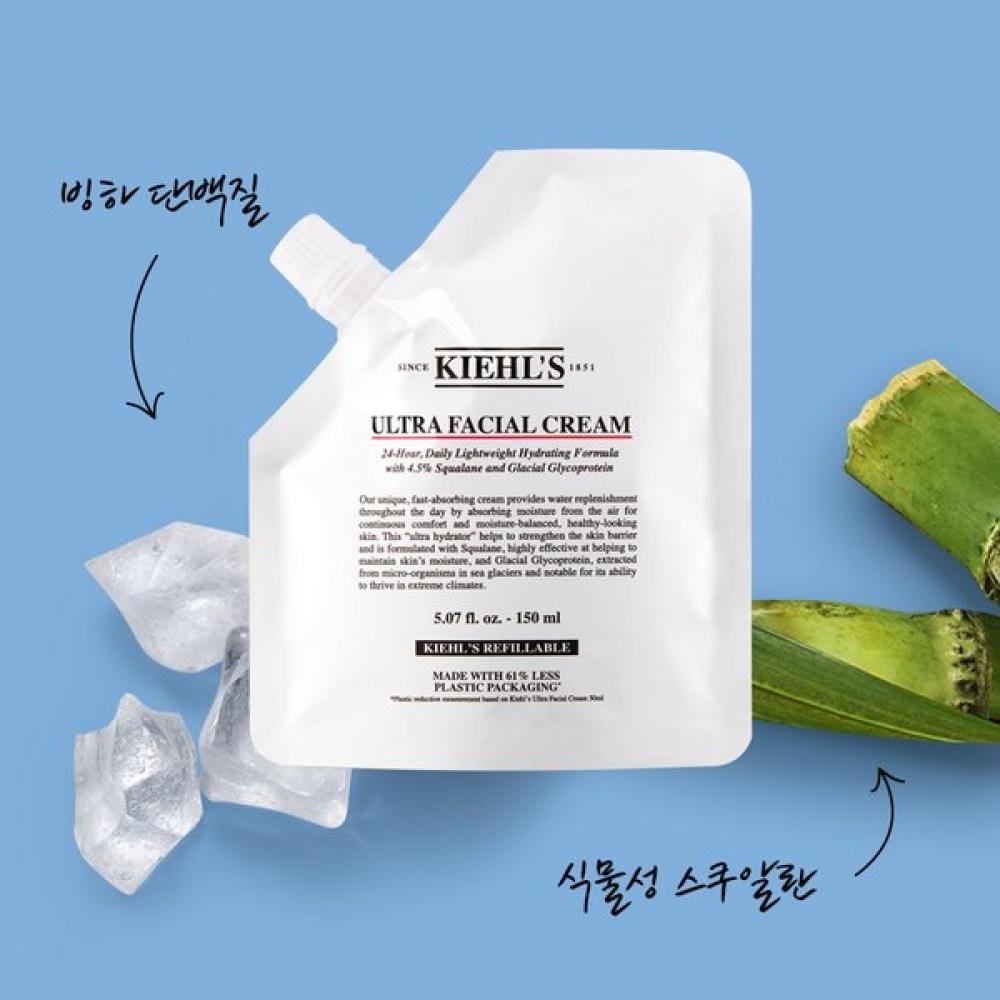 Kiehl S New Ultra Facial Cream Refill Pouch 150ml 4th Gen
