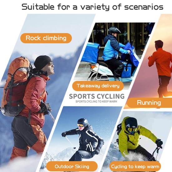 1 пара зимних перчаток для велоспорта, теплые, с сенсорным экраном, противоскользящие, ветрозащитные, водонепроницаемые, для холодной погоды, для мужчин и женщин, для езды на мотоцикле, катания на лыжах, с закрытыми пальцами