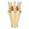 Copper Water Fountain Nozzle Direct Spraying Universal Adjust Pool Sprinkler Head for Garden G1