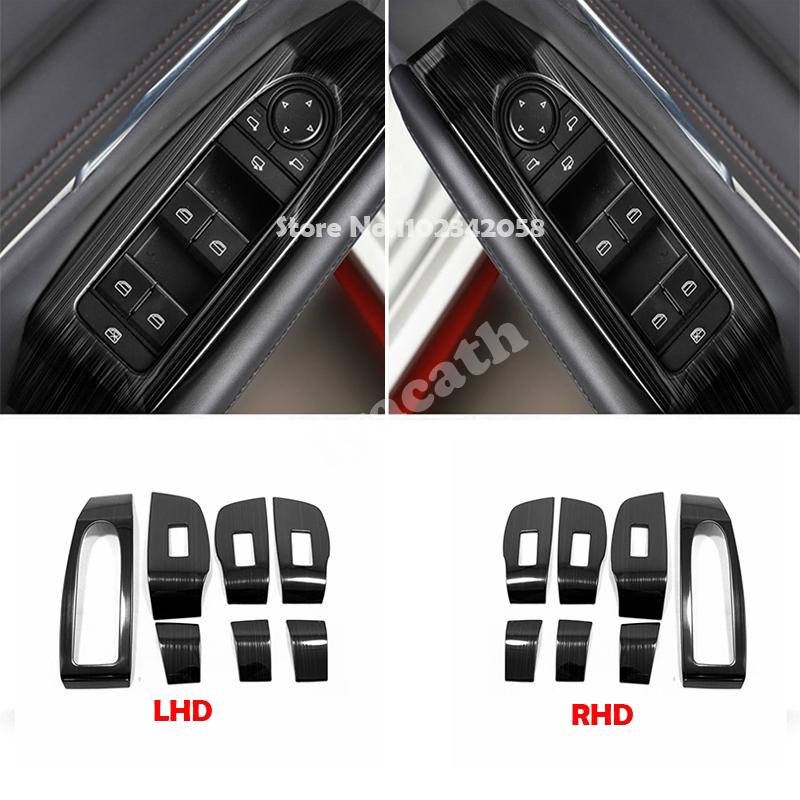 LHD RHD For Mazda 3 Axela BP CX-30 DM Accessories Car Window rise Glass Lift Switch Button Cover Trim Sticker