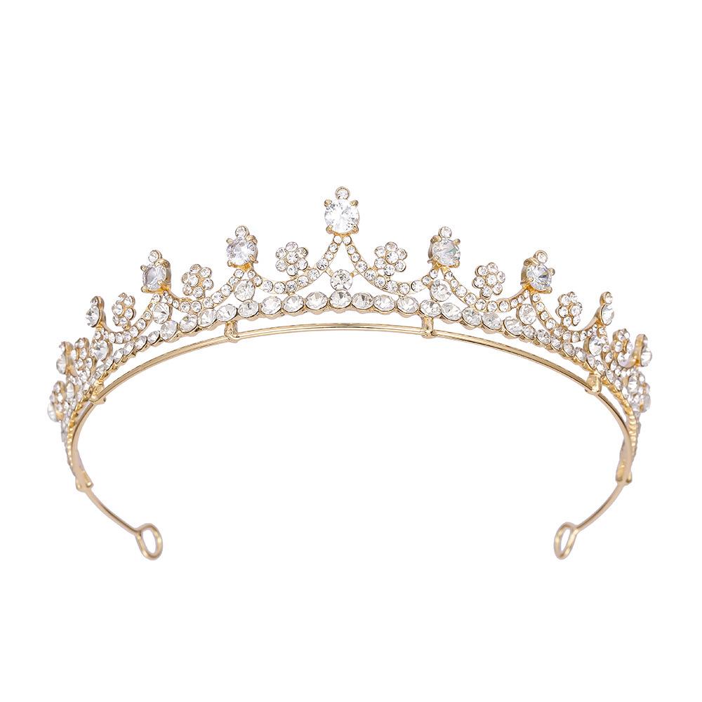Роскошная циркониевая повязка на голову: Корона для невесты, дня рождения и взрослого подарка – элегантный, универсальный головной убор и аксессуар для волос