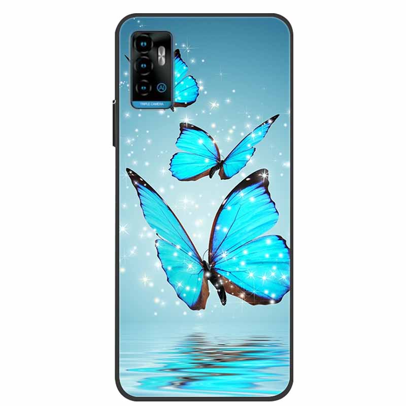 Для ZTE Blade A71 Чехол Силиконовая Задняя Крышка Чехол для Телефона Для ZTE Blade A71 Мягкие Чехлы для ZTE BladeA71 A 71 2021 Защитный Бампер