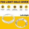 2Pcs Fog Light Lamp Bezel Chrome Trim Rings Cover For 2011-2017 Toyota Sienna SE